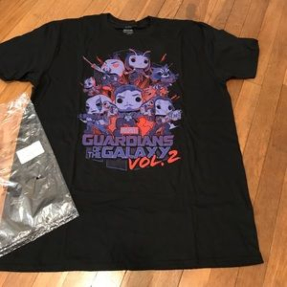 Guardians Galaxy Vol2 Funko Pop Shirt NWOT